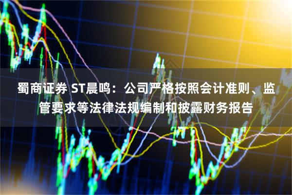 蜀商证券 ST晨鸣：公司严格按照会计准则、监管要求等法律法规编制和披露财务报告